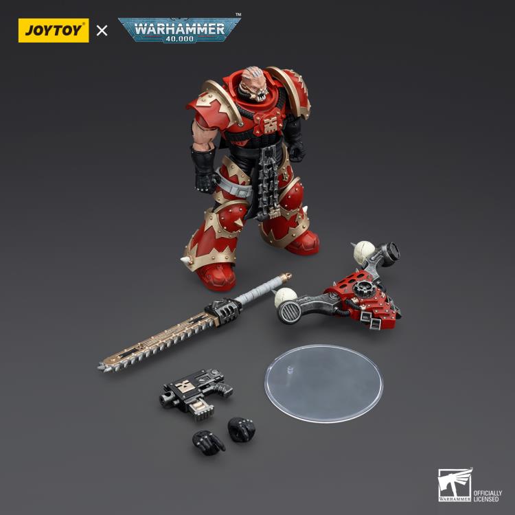 Warhammer 40K World Eaters Khorne Berzerker Eviscerator Chainsword 1/18 Scale Action Figure Gallery Image 7