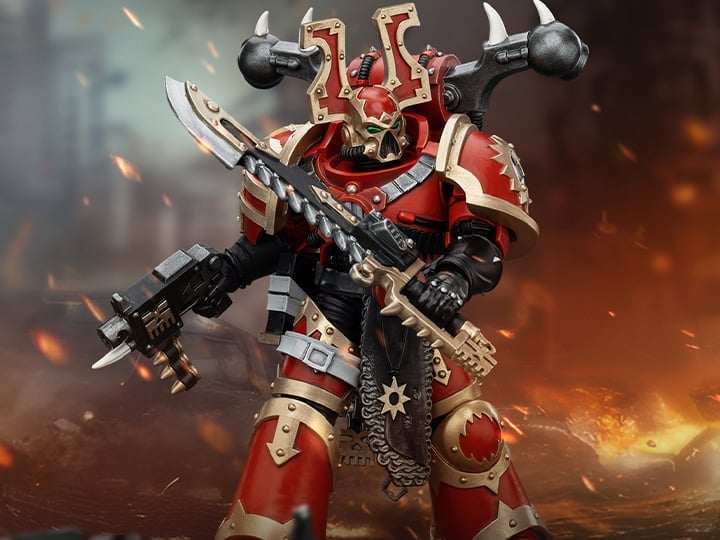 Warhammer 40K World Eaters Khorne Berzerker (Ver. 1) 1/18 Scale Action Figure Gallery Image 1
