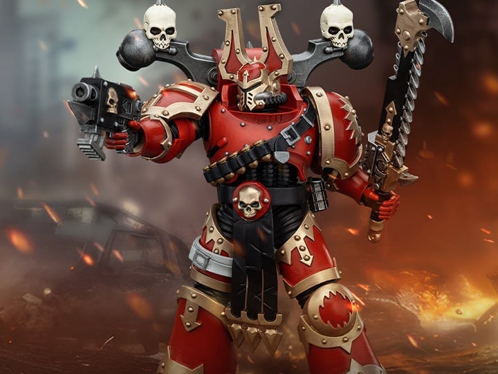 Warhammer 40K World Eaters Khorne Berzerker (Ver. 2) 1/18 Scale Action Figure Gallery Image 1