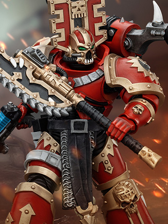 Warhammer 40K World Eaters Khorne Berzerker (Ver. 4) 1/18 Scale Action Figure Gallery Image 2