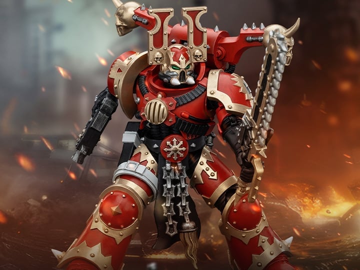 Warhammer 40K World Eaters Khorne Berzerker (Ver. 5) 1/18 Scale Action Figure Gallery Image 1