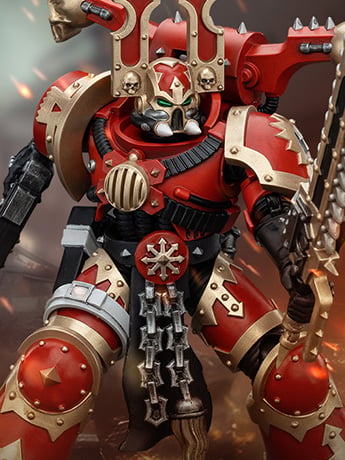 Warhammer 40K World Eaters Khorne Berzerker (Ver. 5) 1/18 Scale Action Figure Gallery Image 2