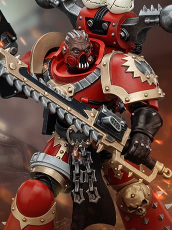 Warhammer 40K World Eaters Khorne Berzerker (Ver. 7) 1/18 Scale Action Figure Gallery Image 2
