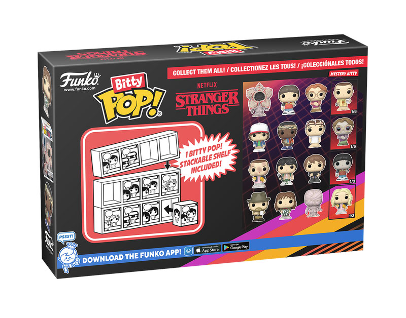 Stranger Things Bitty Pop! Series 1 Four-Pack Gallery Image 4