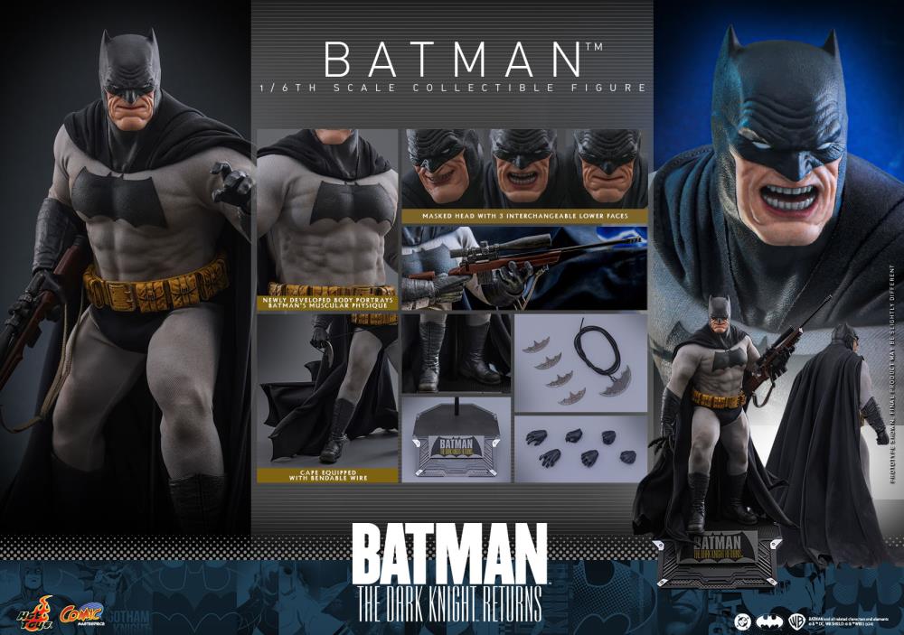 Batman: The Dark Knight Returns CMS024 Batman 1/6th Scale Collectible Figure Gallery Image 23