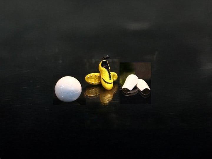 90's Athlete Series Football Player (Gold Ver.) 1/6 Scale Accessory Set Gallery Image 1