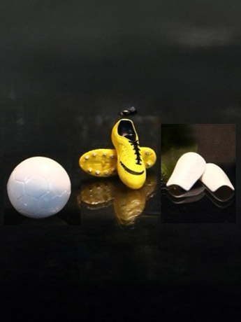 90's Athlete Series Football Player (Gold Ver.) 1/6 Scale Accessory Set Gallery Image 2