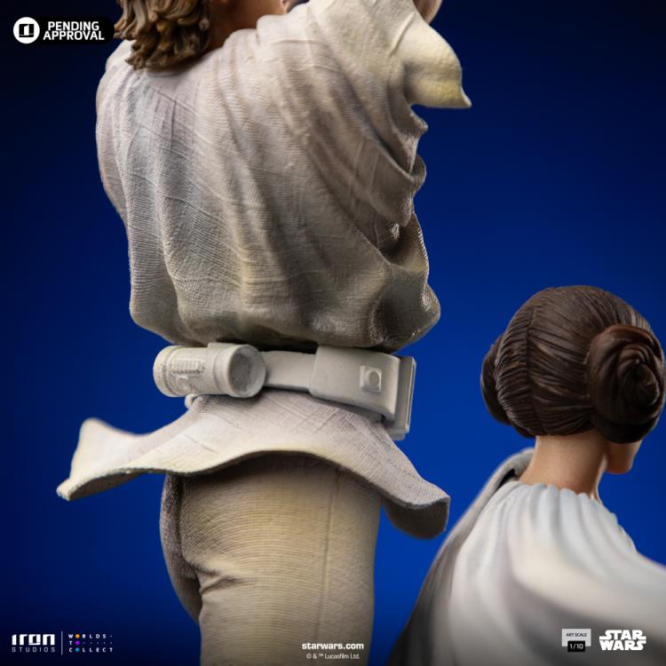 Star Wars: A New Hope Luke and Leia Deluxe 1/10 Art Scale Limited Edition Statue Gallery Image 14