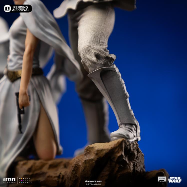 Star Wars: A New Hope Luke and Leia Deluxe 1/10 Art Scale Limited Edition Statue Gallery Image 11