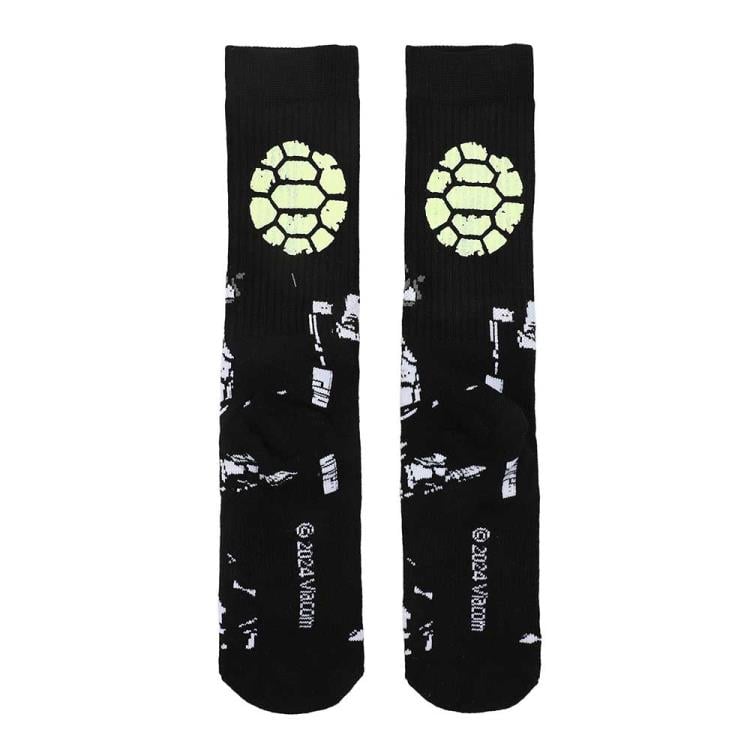 Teenage Mutant Ninja Turtles Color Changing Adult Crew Socks Gallery Image 6