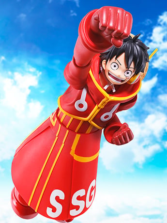 One Piece S.H.Figuarts Monkey D. Luffy (Future Island Egghead) Action Figure Gallery Image 2