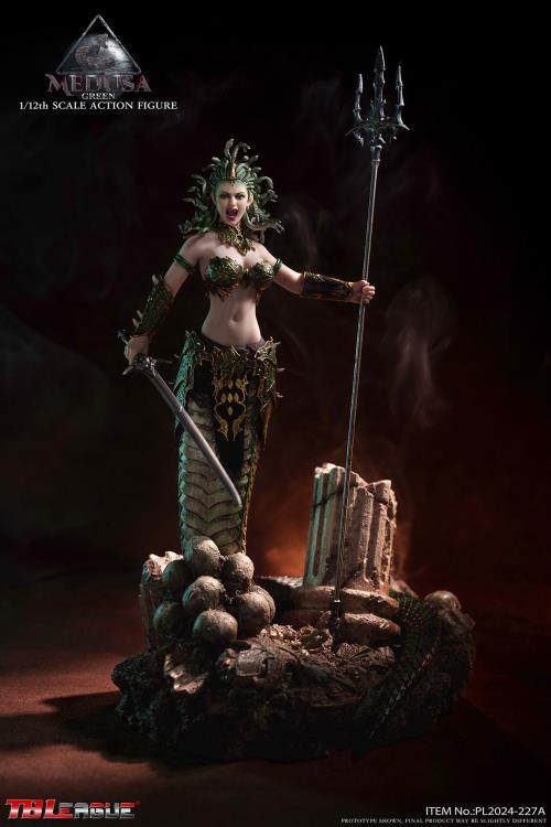 Medusa (Green Serpent Tail) 1/12 Scale Action Figure Gallery Image 6