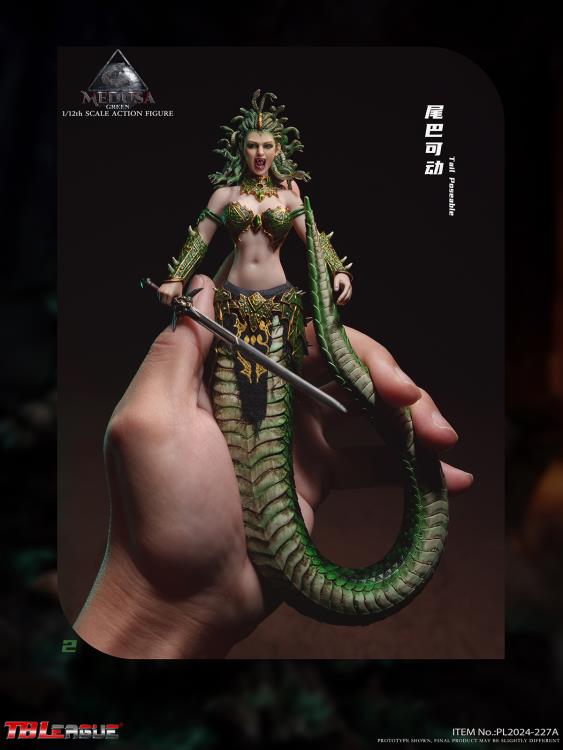 Medusa (Green Serpent Tail) 1/12 Scale Action Figure Gallery Image 13
