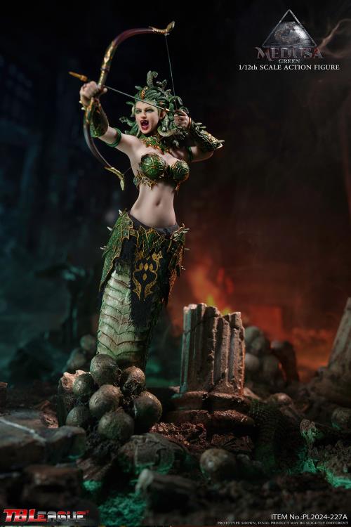 Medusa (Green Serpent Tail) 1/12 Scale Action Figure Gallery Image 3