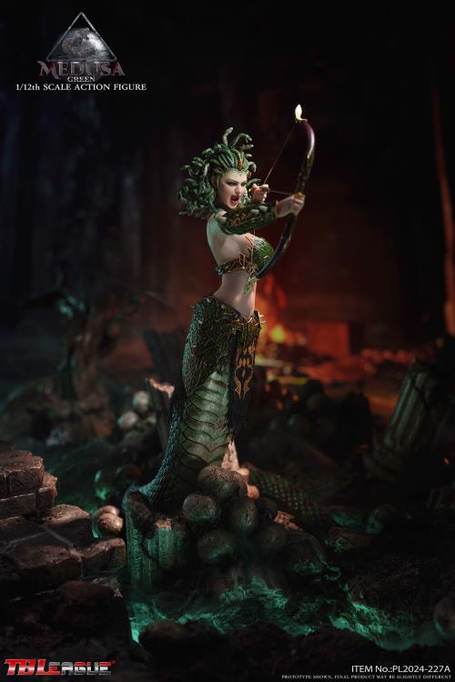 Medusa (Green Serpent Tail) 1/12 Scale Action Figure Gallery Image 4