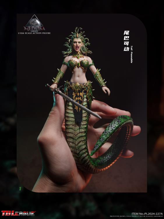 Medusa (Green Serpent Tail) 1/12 Scale Action Figure Gallery Image 12