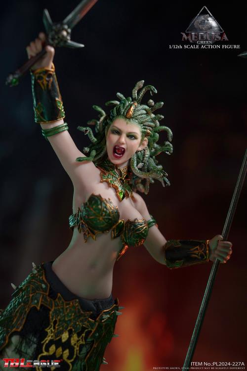 Medusa (Green Serpent Tail) 1/12 Scale Action Figure Gallery Image 9