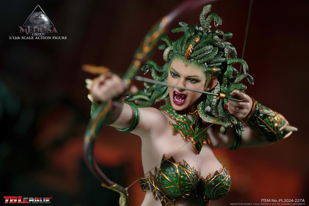 Medusa (Green Serpent Tail) 1/12 Scale Action Figure Gallery Image 11