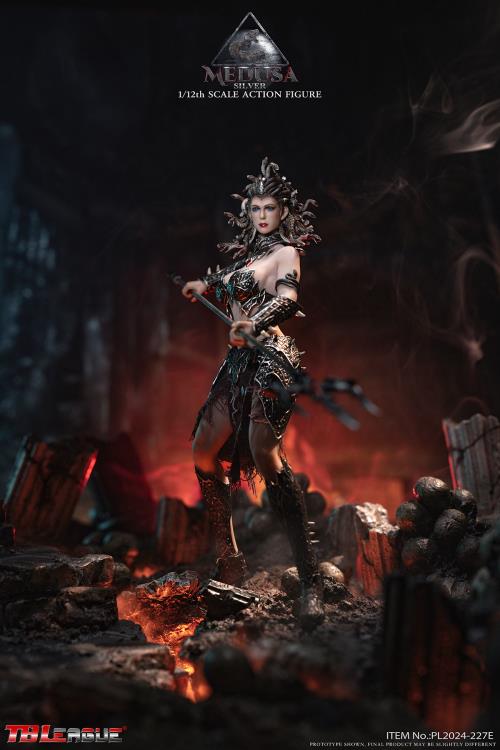 Medusa (Silver Human Form) 1/12 Scale Action Figure Gallery Image 5