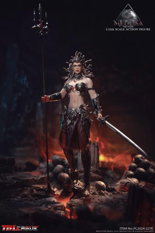 Medusa (Silver Human Form) 1/12 Scale Action Figure Gallery Image 4