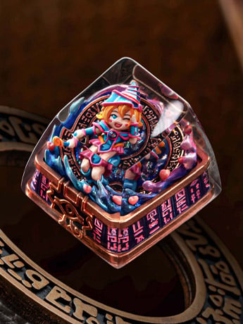 Yu-Gi-Oh! Dark Magician Girl Artisan Resin Keycap Gallery Image 2
