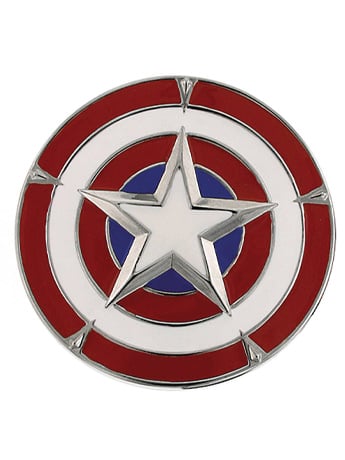 Marvel Captain America Shield 3x3 Belt Buckle Gallery Image 2