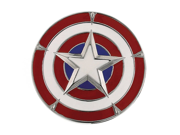 Marvel Captain America Shield 3x3 Belt Buckle Gallery Image 1