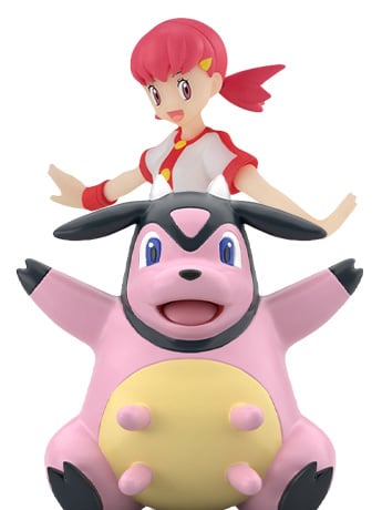 Pokemon Scale World Johto Region Whitney & Miltank Figure Set Gallery Image 2