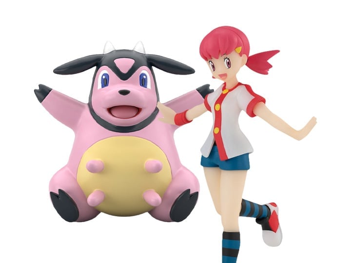 Pokemon Scale World Johto Region Whitney & Miltank Figure Set Gallery Image 1