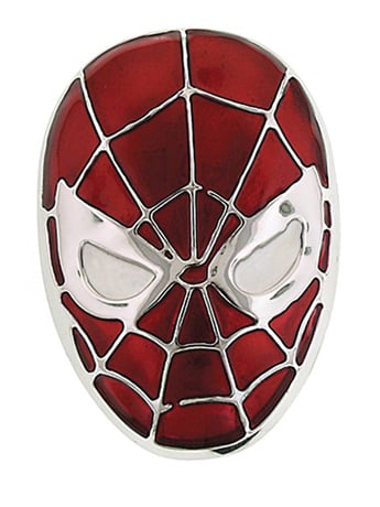 Marvel Spider-Man Head 3x4 Belt Buckle Gallery Image 2