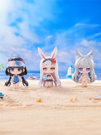 Azur Lane Summer Swimsuit Chibi Vol.1 Set of 3 Figures Gallery Image 2