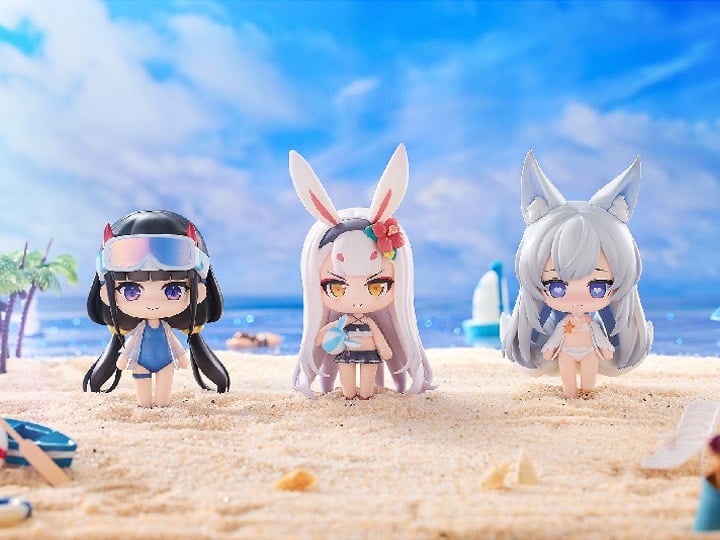 Azur Lane Summer Swimsuit Chibi Vol.1 Set of 3 Figures Gallery Image 1