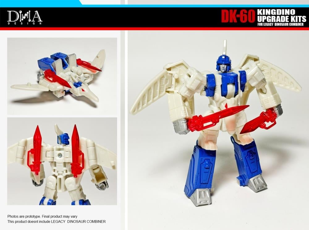 トランスフォーマー　レガシー　ダイノキング+ DNA Design DK-60 DK-60 Upgrade Kit