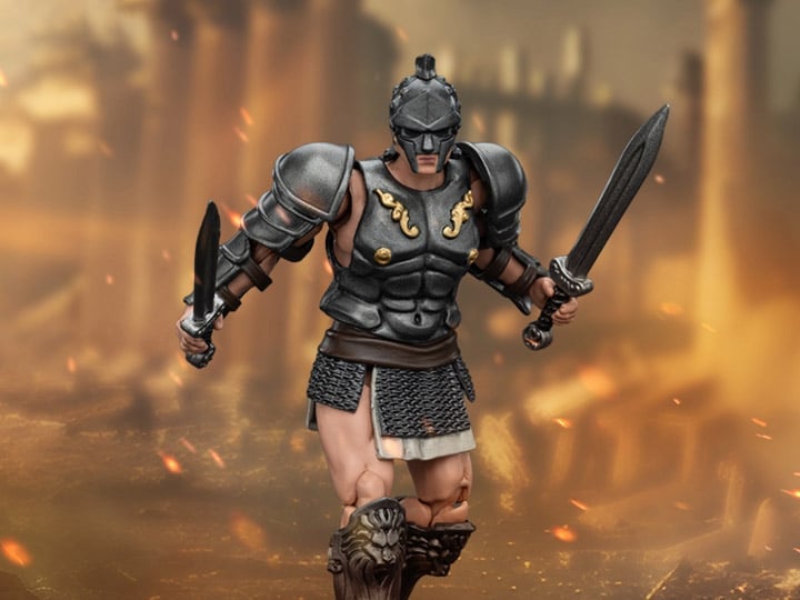 Strife Roman Gladiator Dimachaerus Gladiator 1/18 Scale Action Figure Gallery Image 1