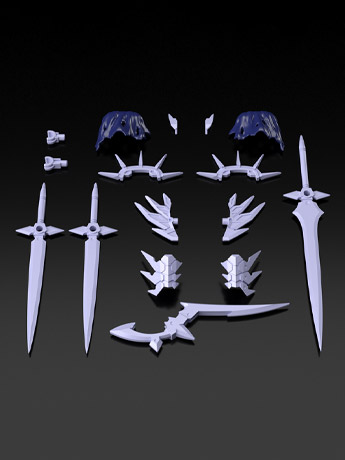 30 Minutes Fantasy Class-Up Armor Liber Assassin Slash Accessory Set Gallery Image 2