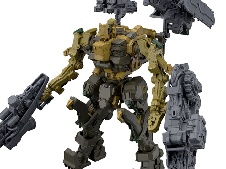 Armored Core VI: Fires of Rubicon 30 Minutes Missions RaD CC-3000 Wrecker Milk Tooth Model Kit Gallery Image 1