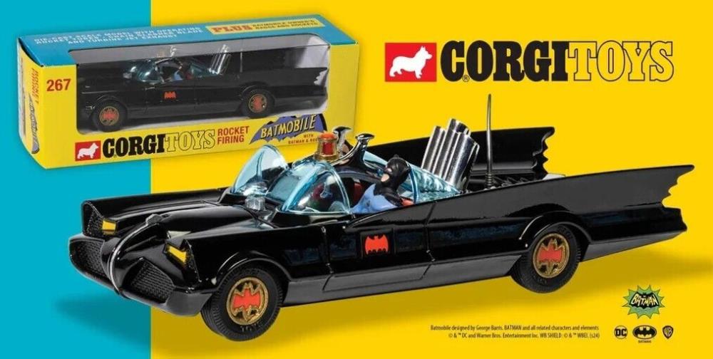 Batman 1966 Batmobile with Batman & Robin 1/46 Scale Die-Cast Model Gallery Image 3