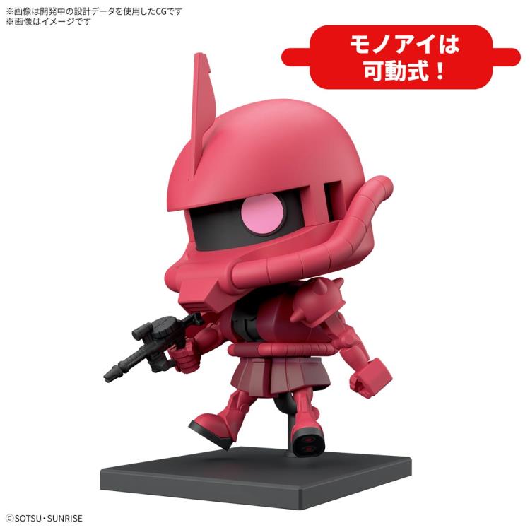 Mobile Suit Gundam Gunpla-kun Model Series Char's Zaku-kun (Runner Ver. with Reproduction Parts) 1/1 Scale Model Kit Gallery Image 7