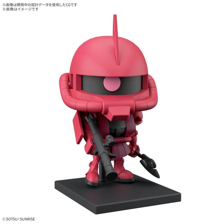 Mobile Suit Gundam Gunpla-kun Model Series Char's Zaku-kun (Runner Ver. with Reproduction Parts) 1/1 Scale Model Kit Gallery Image 6