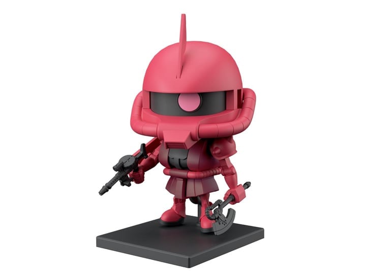 Mobile Suit Gundam Gunpla-kun Model Series Char's Zaku-kun (Runner Ver. with Reproduction Parts) 1/1 Scale Model Kit Gallery Image 1