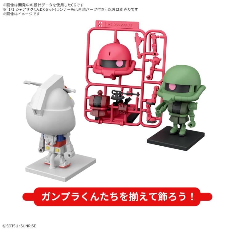 Mobile Suit Gundam Gunpla-kun Model Series Char's Zaku-kun (Runner