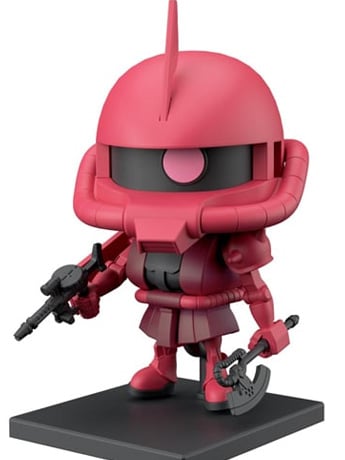 Mobile Suit Gundam Gunpla-kun Model Series Char's Zaku-kun (Runner