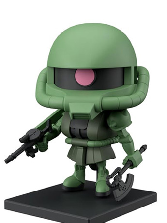 Mobile Suit Gundam Gunpla-kun Model Series Zakupla-kun (Runner Ver. with Reproduction Parts) 1/1 Scale Model Kit Gallery Image 2