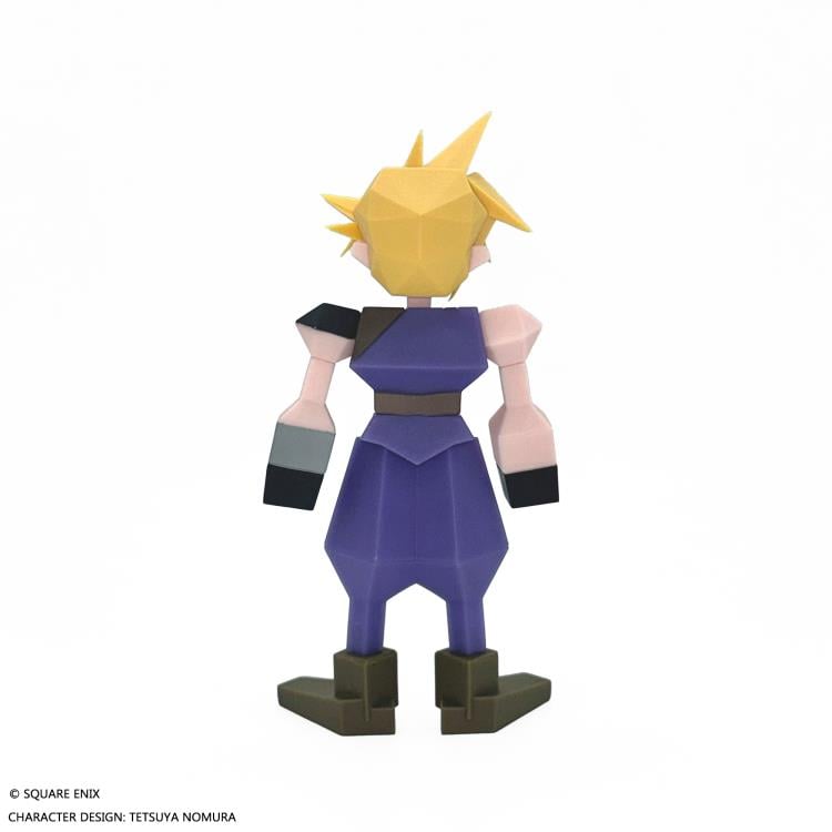 Final Fantasy VII Cloud Strife Polygon Soft Vinyl Figure Gallery Image 5