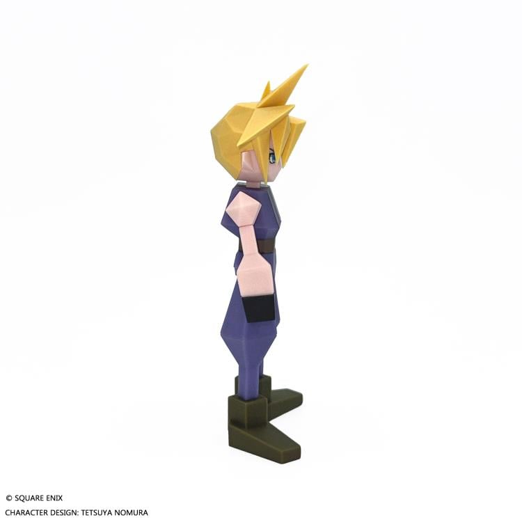 Final Fantasy VII Cloud Strife Polygon Soft Vinyl Figure Gallery Image 6