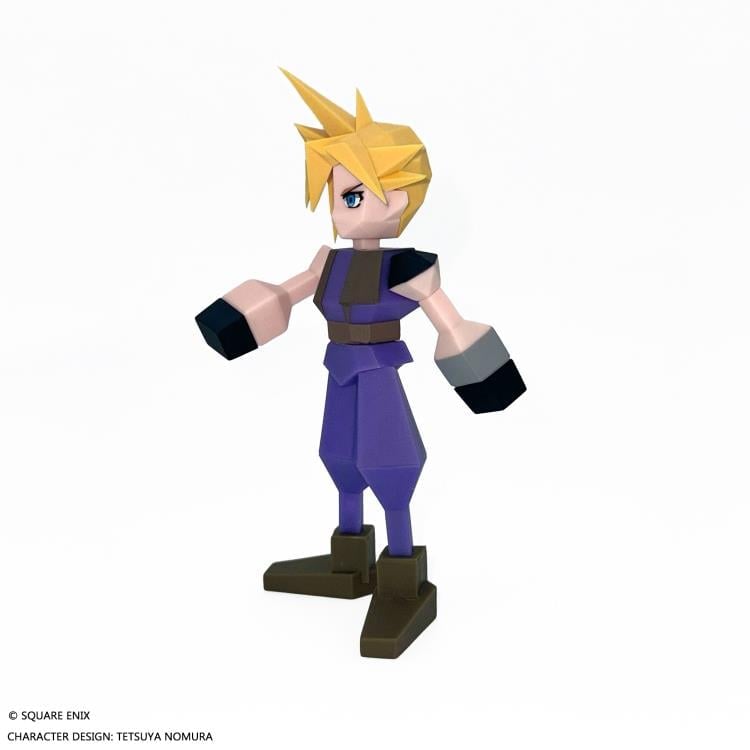 Final Fantasy VII Cloud Strife Polygon Soft Vinyl Figure Gallery Image 3