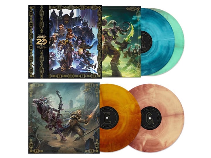 World of Warcraft: 20 Years of Music Orchestral Concert Soundtrack Vinyl 4XLP Gallery Image 1
