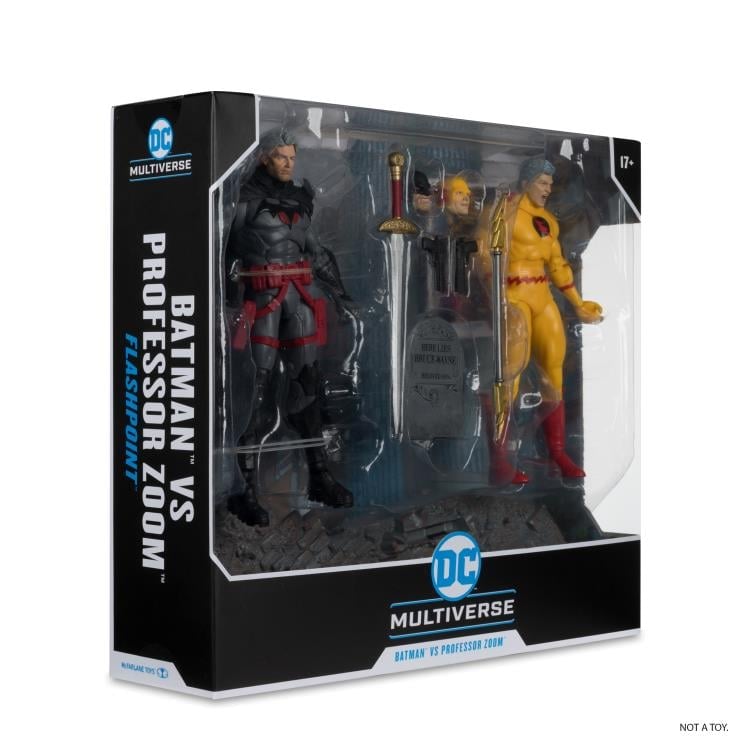 アメコミ DC Universe Classic 2 Batman Fireston Flashpoint DC Multiverse Batman vs. Professor Zoom Action Figure