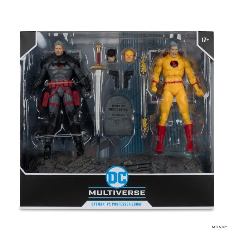 Flashpoint DC Multiverse Batman vs. Professor Zoom Action Figure
