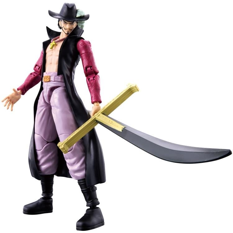 One Piece Anime Heroes Dracule Mihawk Action Figure Gallery Image 4